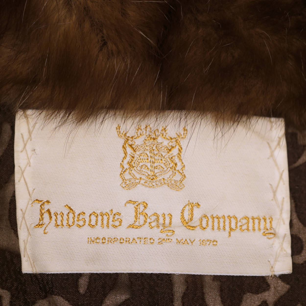 Vintage 1960s Canadian Sable Marten Fur Jacket Hudsons Bay  - Small - Medium - Poppy's Vintage Clothing
