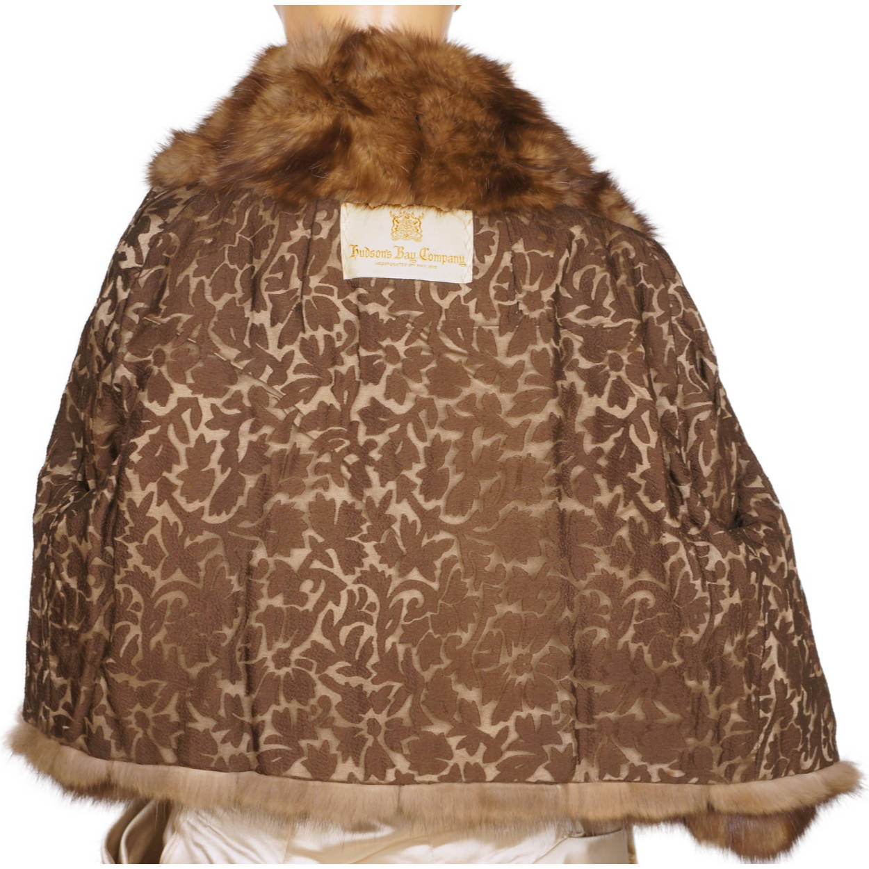Vintage 1960s Canadian Sable Marten Fur Jacket Hudsons Bay  - Small - Medium - Poppy's Vintage Clothing
