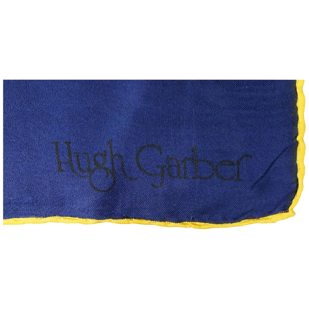 Vintage 70s Silk Square Scarf Hugh Garber Canadian Fashion - Poppy's Vintage Clothing