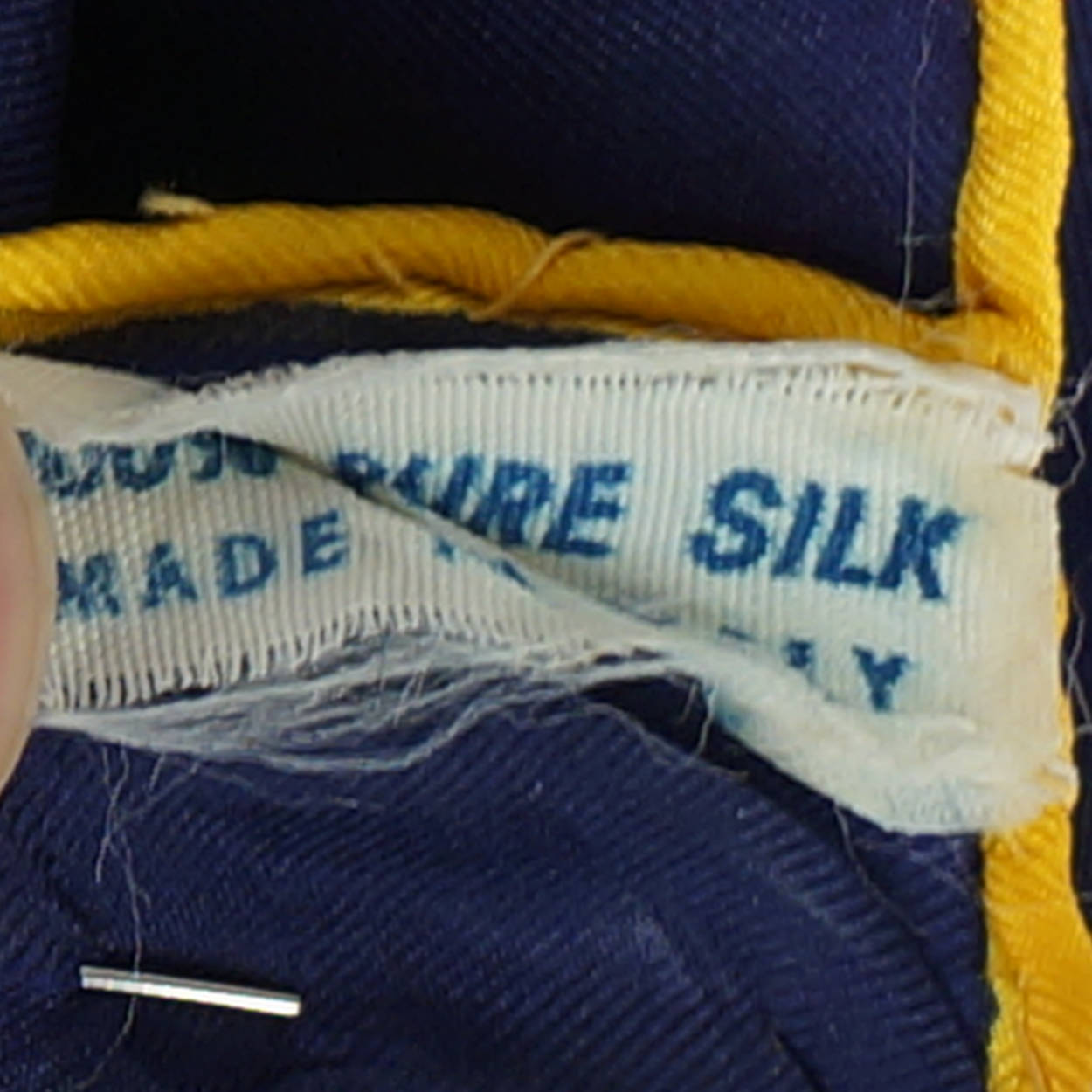 Vintage 70s Silk Square Scarf Hugh Garber Canadian Fashion - Poppy's Vintage Clothing