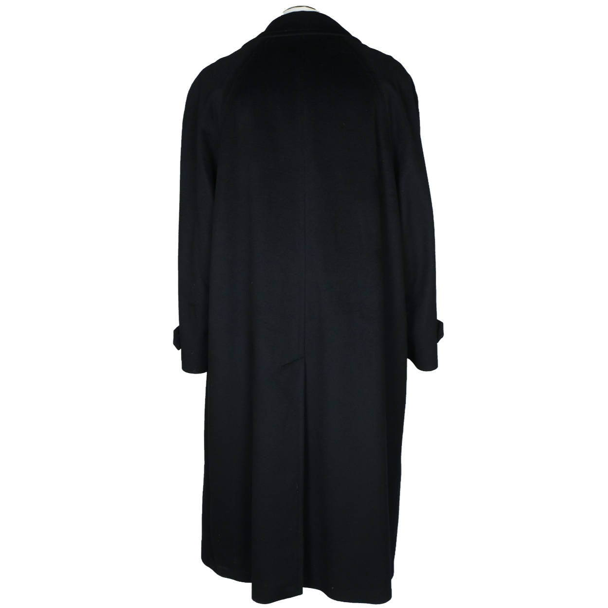 Vintage Loro Piana Pure Cashmere Coat by Hugo Boss Black Overcoat