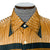 Vintage 1970s Shirt Geometric Optic Pattern Polyester Size L