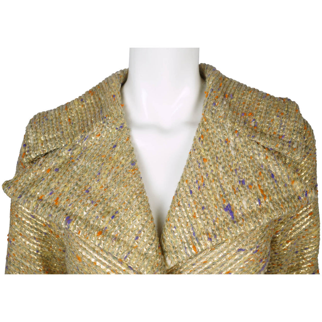 Vintage 60s Beverly Hills Coat Designer Ilus Geiger Ladies S - Poppy's Vintage Clothing