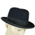 Vintage 1950s Stetson Imperial Homburg Hat Black Fur Felt Fedora Size 7 1/4 - Poppy's Vintage Clothing