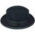 Vintage 1950s Stetson Imperial Homburg Hat Black Fur Felt Fedora Size 7 1/4 - Poppy's Vintage Clothing