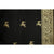 Vintage Indian Black Silk Shawl Woven With Gold Formal Sari Scarf Mundai - Poppy's Vintage Clothing