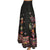 Vintage 1960s Indian Cotton Wraparound Skirt Mirrored Embroidery Hippie Festival - Poppy's Vintage Clothing
