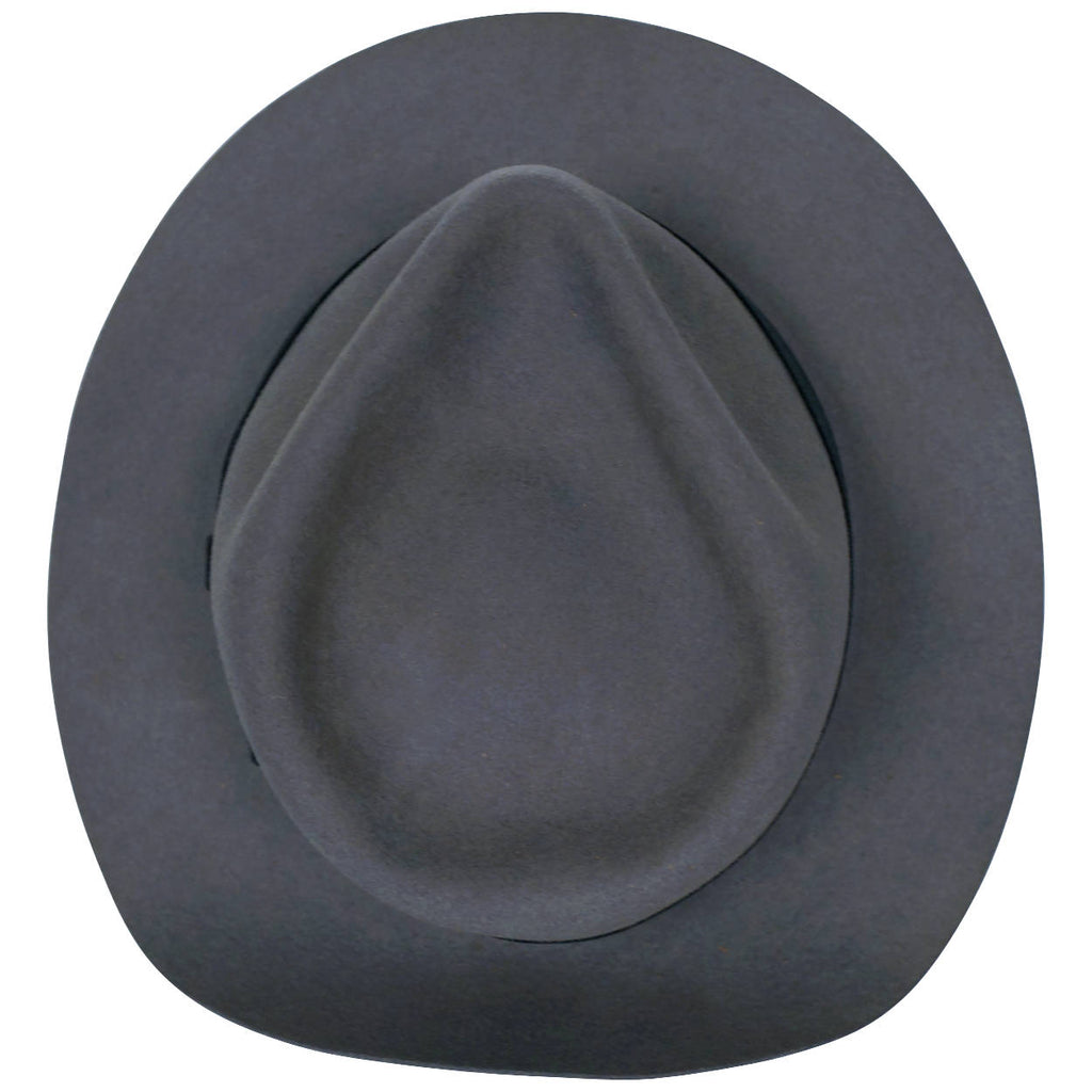 Vintage Indiana Jones Official Lucasfilm Fedora Hat by Stetson Grey Extra Large - Poppy's Vintage Clothing