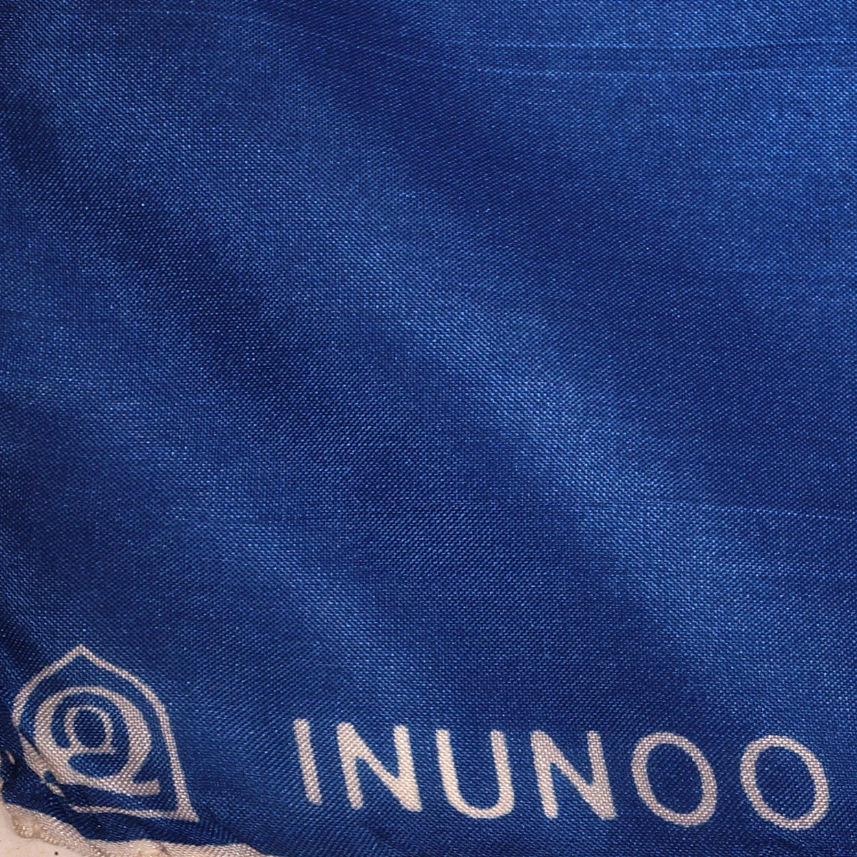 Vintage Inuit Art Print Silk Scarf Inunoo Eskimo Hunting Drawing by Paar - Poppy's Vintage Clothing