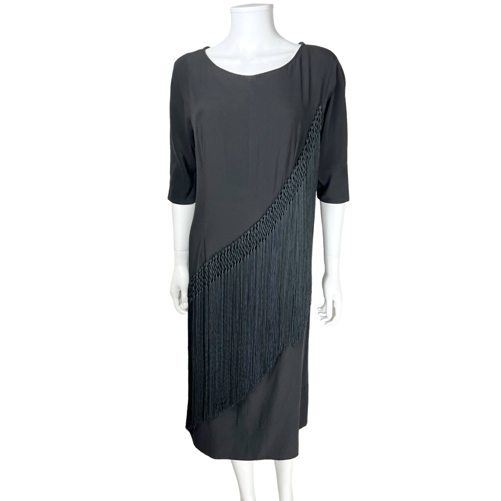 Vintage Irene Dress Hollywood Movie Star Designer Size L XL