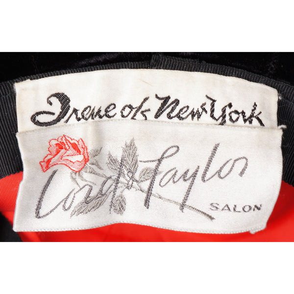 NY Red Velvet Hat — The Black Tailor