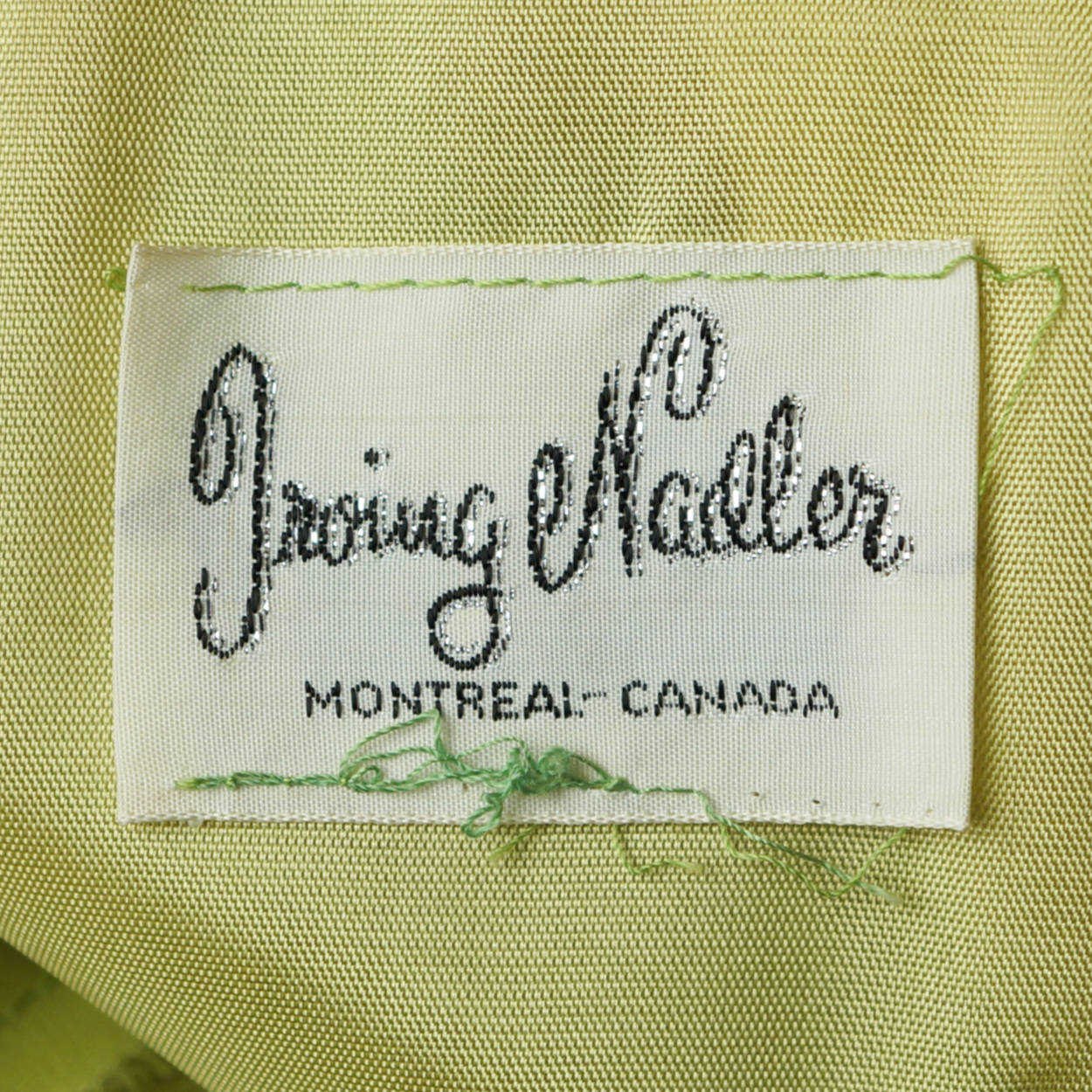 Vintage 1960s Dress Chartreuse Green Chiffon with Handkerchief Hem Size M - Poppy's Vintage Clothing