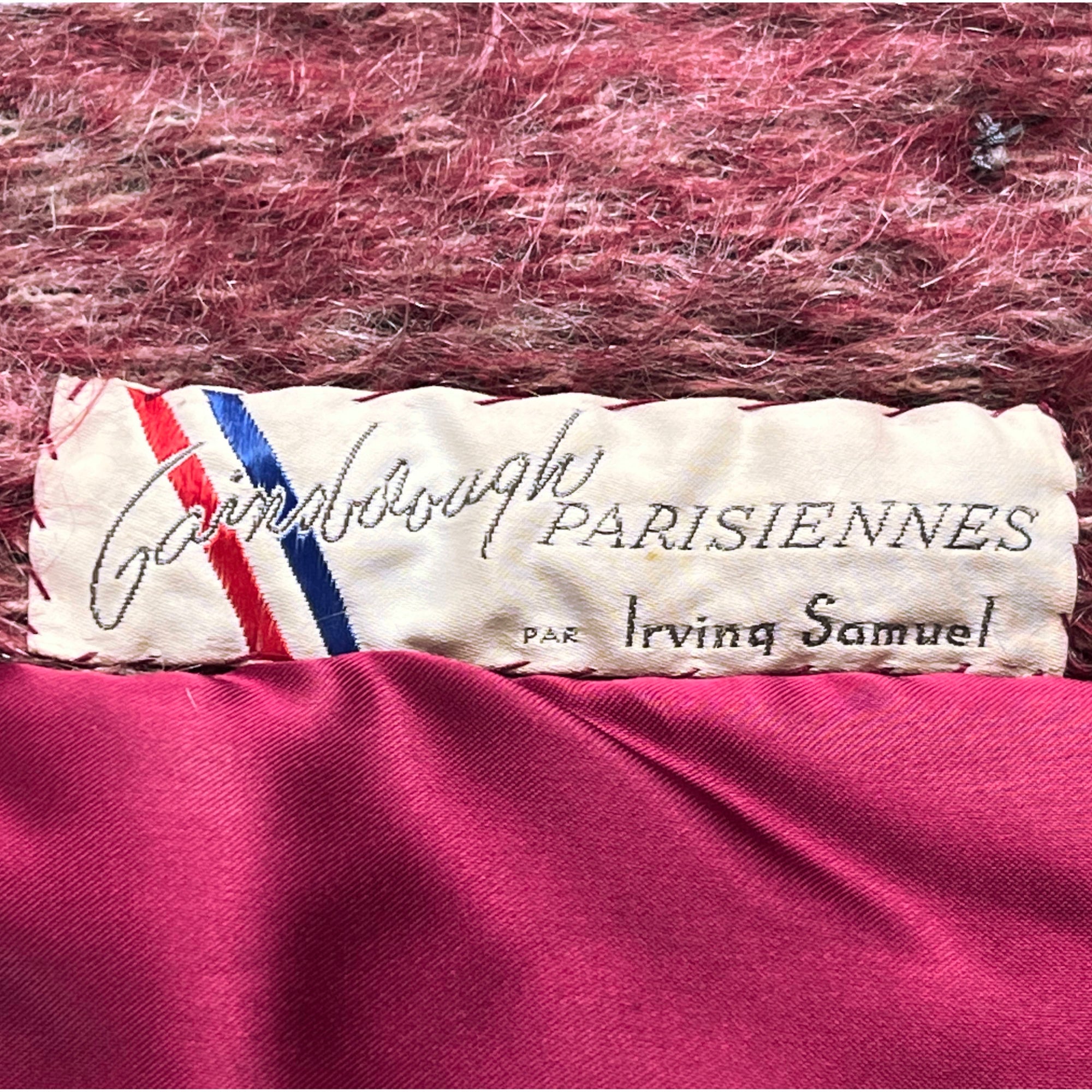 1960s Vintage Mohair Coat Irving Samuel Ladies Size S M