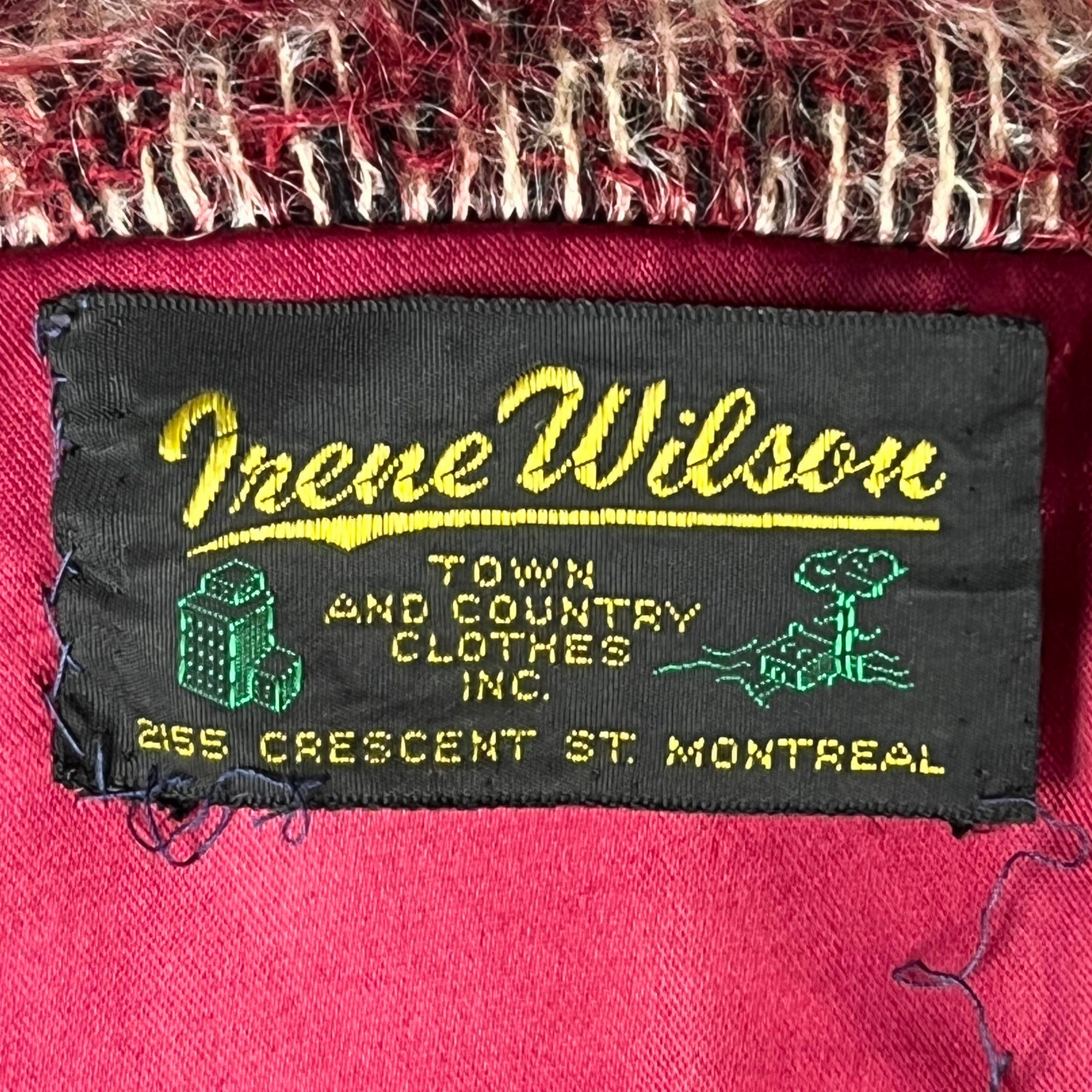 1960s Vintage Mohair Coat Irving Samuel Ladies Size S M