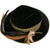 Vintage German Fur Felt Fedora Ischler Hat Hand Made by Bittner Size Medium - Poppy's Vintage Clothing