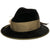Vintage German Fur Felt Fedora Ischler Hat Hand Made by Bittner Size Medium - Poppy's Vintage Clothing