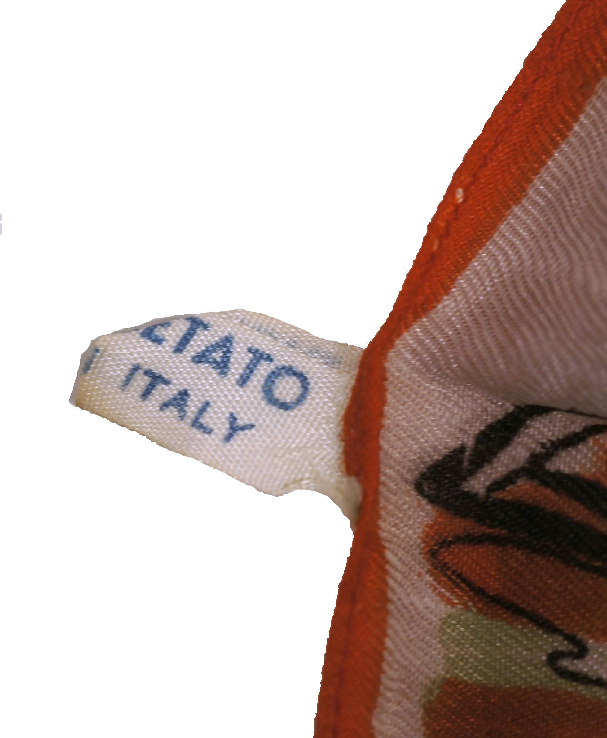 Vintage 1950s Pocket Scarf or Head Square Paris Scene Italian Acetate Pochette - Poppy's Vintage Clothing
