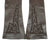 Vintage NOS Ladies Brown Leather Long Evening Gloves Unused Lace Inset Cutwork - Poppy's Vintage Clothing