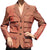 Vintage 1980s Jean Paul Gaultier Rust Brown Hunting Jacket - Poppy's Vintage Clothing