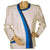 Vintage Jacqueline de Ribes Silk Skirt Suit 2 pc 1980s Saks Fifth Avenue Size XL - Poppy's Vintage Clothing