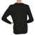 Vintage 1970s Jaeger Cashmere Sweater Black Argyle Pattern Made in UK Ladies Size M - Poppy's Vintage Clothing