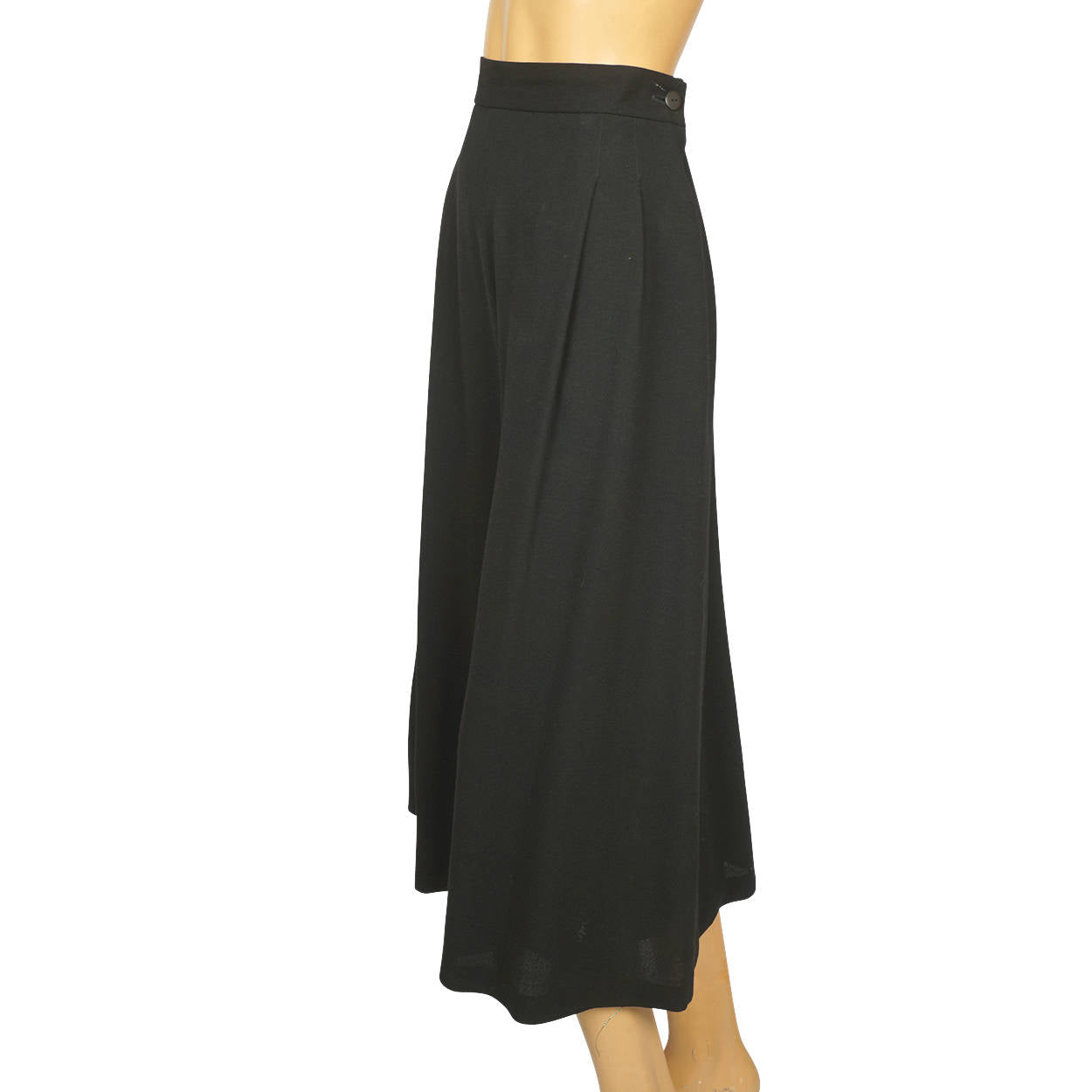 Vintage 1980s Culottes Jaeger Pant Skirt Pure Wool Great Britain 28 Inch Waist - Poppy's Vintage Clothing