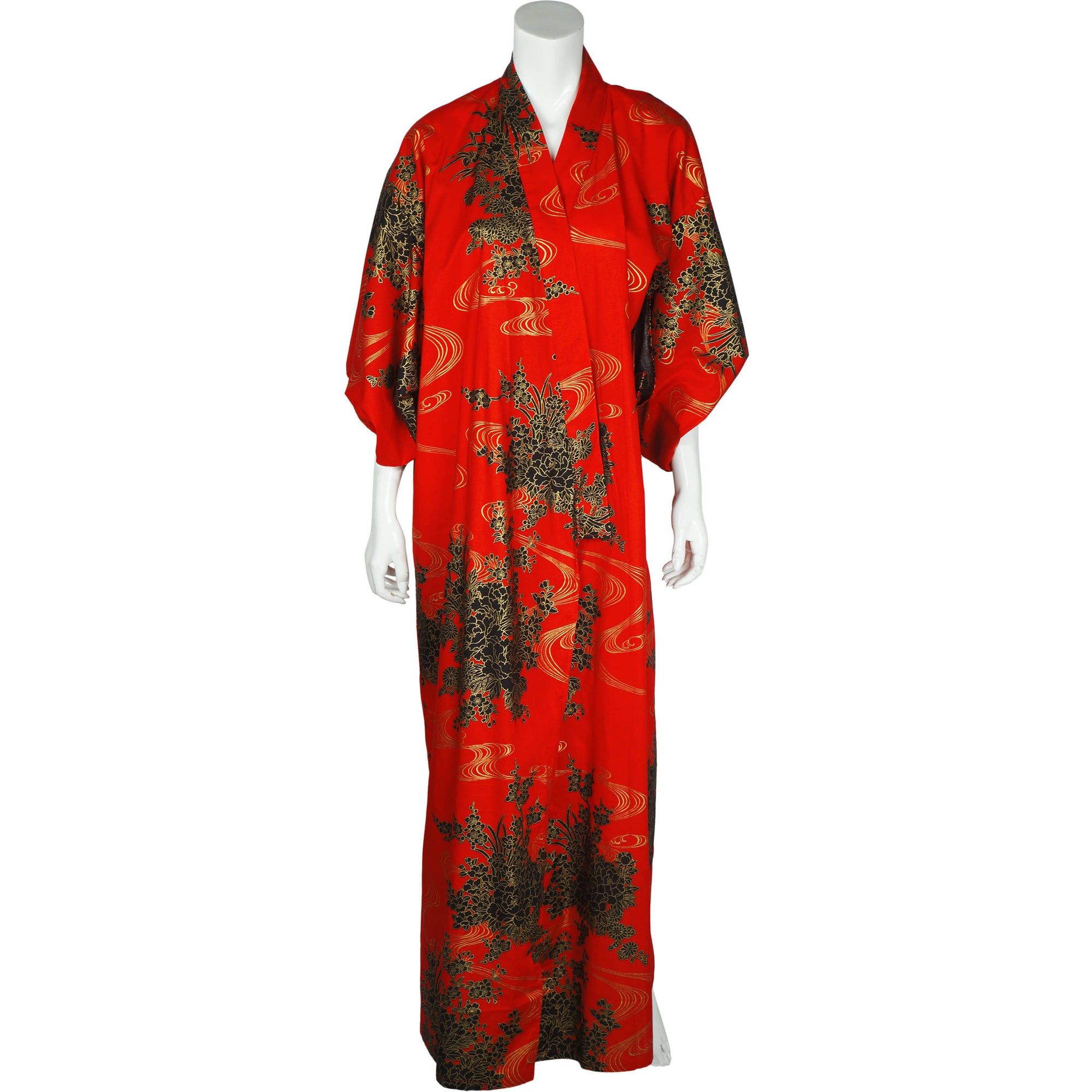 Vintage 60s Unused Japanese Cotton Kimono