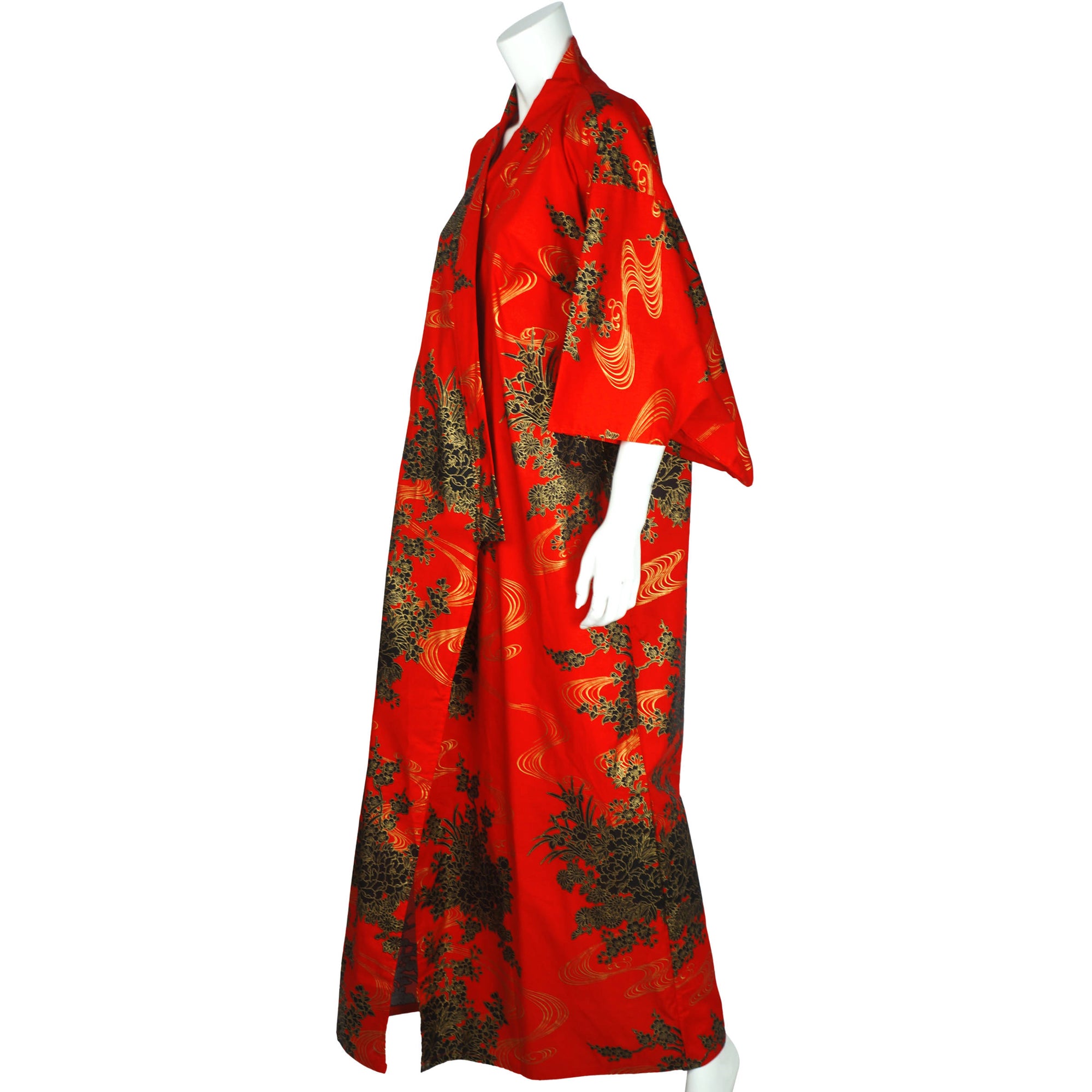 Vintage 60s Unused Japanese Cotton Kimono