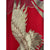 Japanese Wedding Kimono Iro Uchikake Red Silk w Gold Cranes