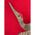 Japanese Wedding Kimono Iro Uchikake Red Silk w Gold Cranes