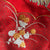 Japanese Wedding Kimono Iro Uchikake Red Silk w Gold Cranes