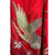 Japanese Wedding Kimono Iro Uchikake Red Silk w Gold Cranes