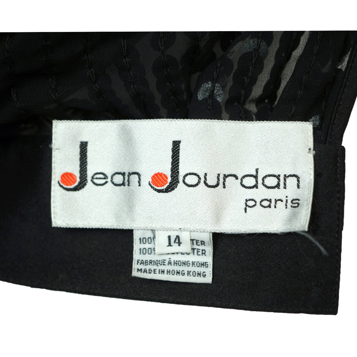 Vintage 70s Jean Jourdan Paris Black Sequin Jacket Size 14 - Poppy's Vintage Clothing