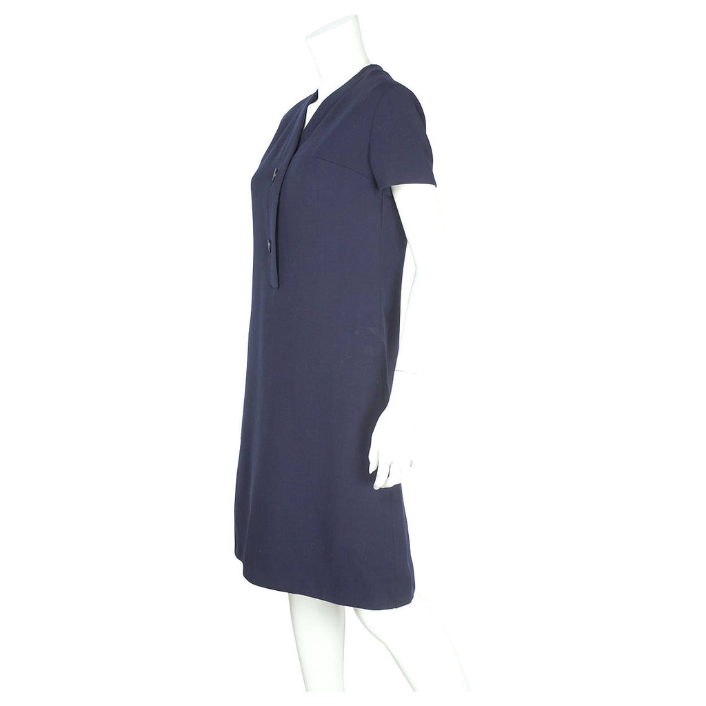 Vintage 1960s Jean Patou Wool Dress - Made in France - M - Poppy's Vintage Clothing