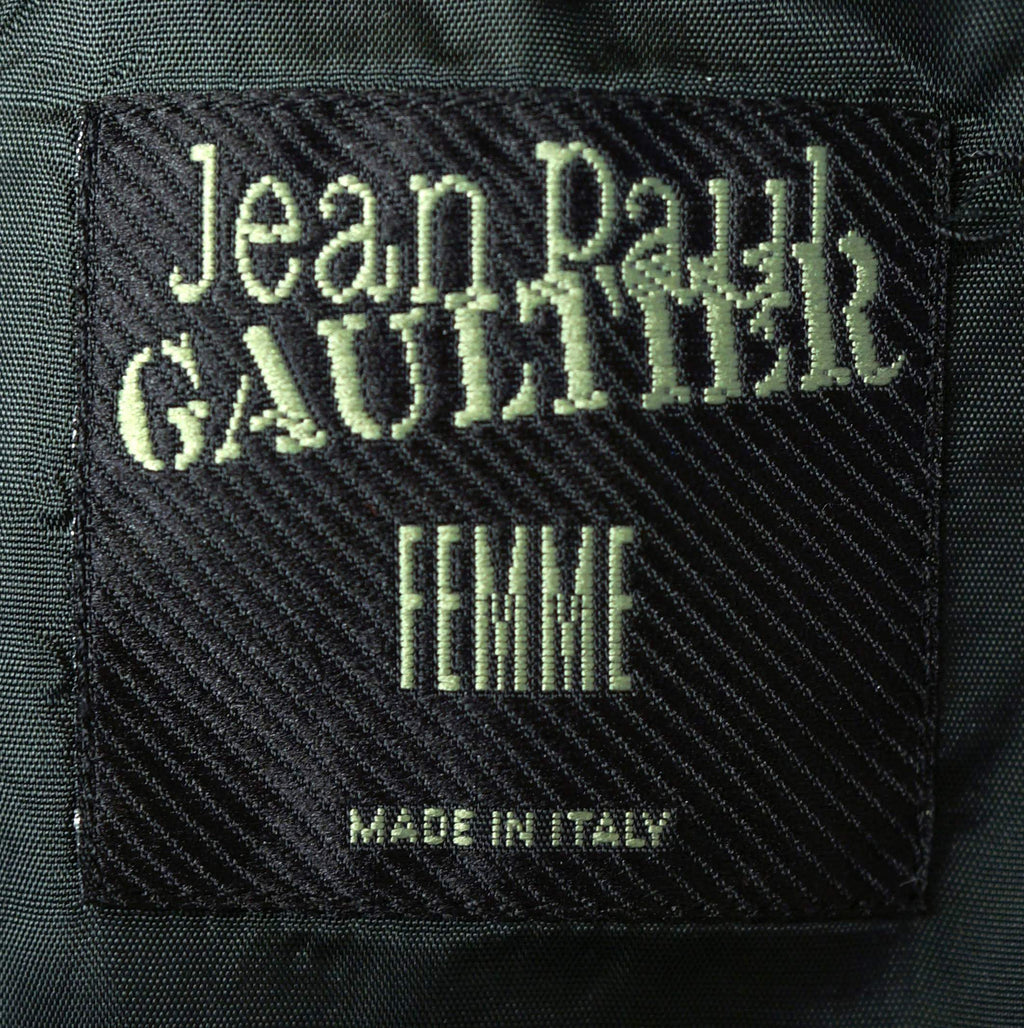 Vintage 1990s Jean-Paul Gaultier Pant Suit - Burgundy  - 8 M - Poppy's Vintage Clothing