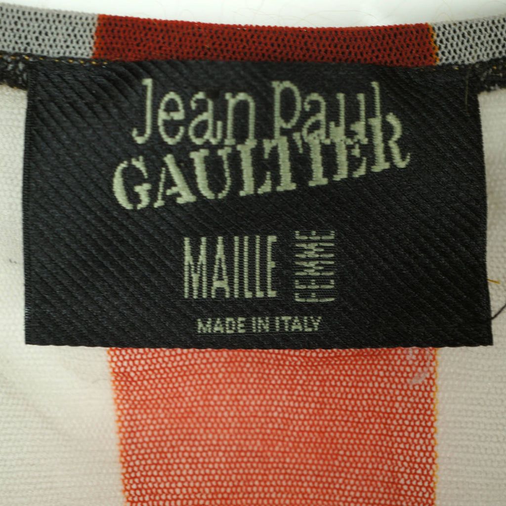 Jean Paul Gaultier Maille Femme Paisley Poncho Nylon Mesh One Size / Medium - Poppy's Vintage Clothing