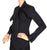 1990s Jean Paul Gaultier Femme Black Cotton Blouse S - Poppy's Vintage Clothing