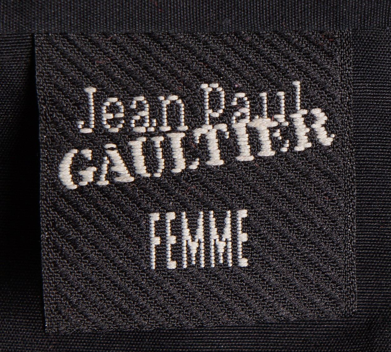 1990s Jean Paul Gaultier Femme Black Cotton Blouse S - Poppy's Vintage Clothing