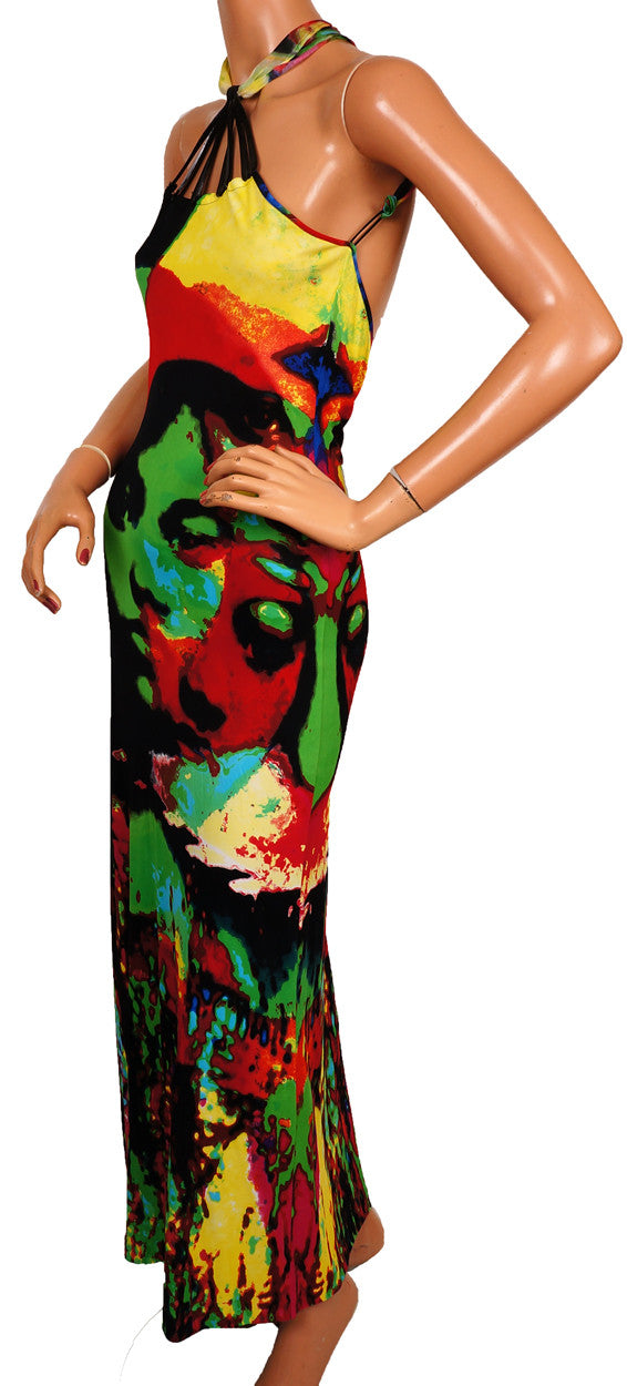 Vintage Jean Paul Gaultier Halter Dress - 1990s - Poppy's Vintage Clothing