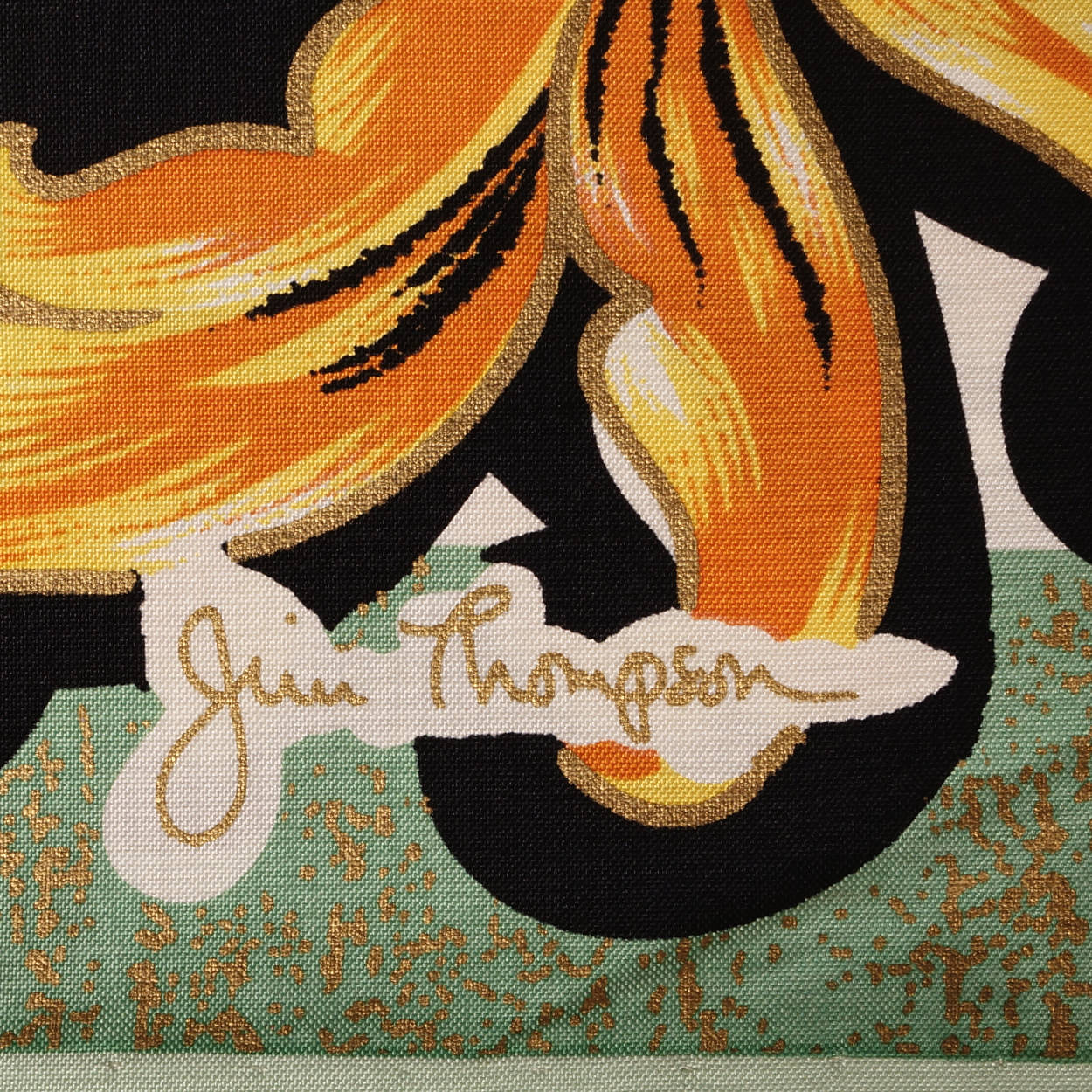 Vintage Jim Thompson Thai Silk Scarf Unused in Original Package Thailand - Poppy's Vintage Clothing