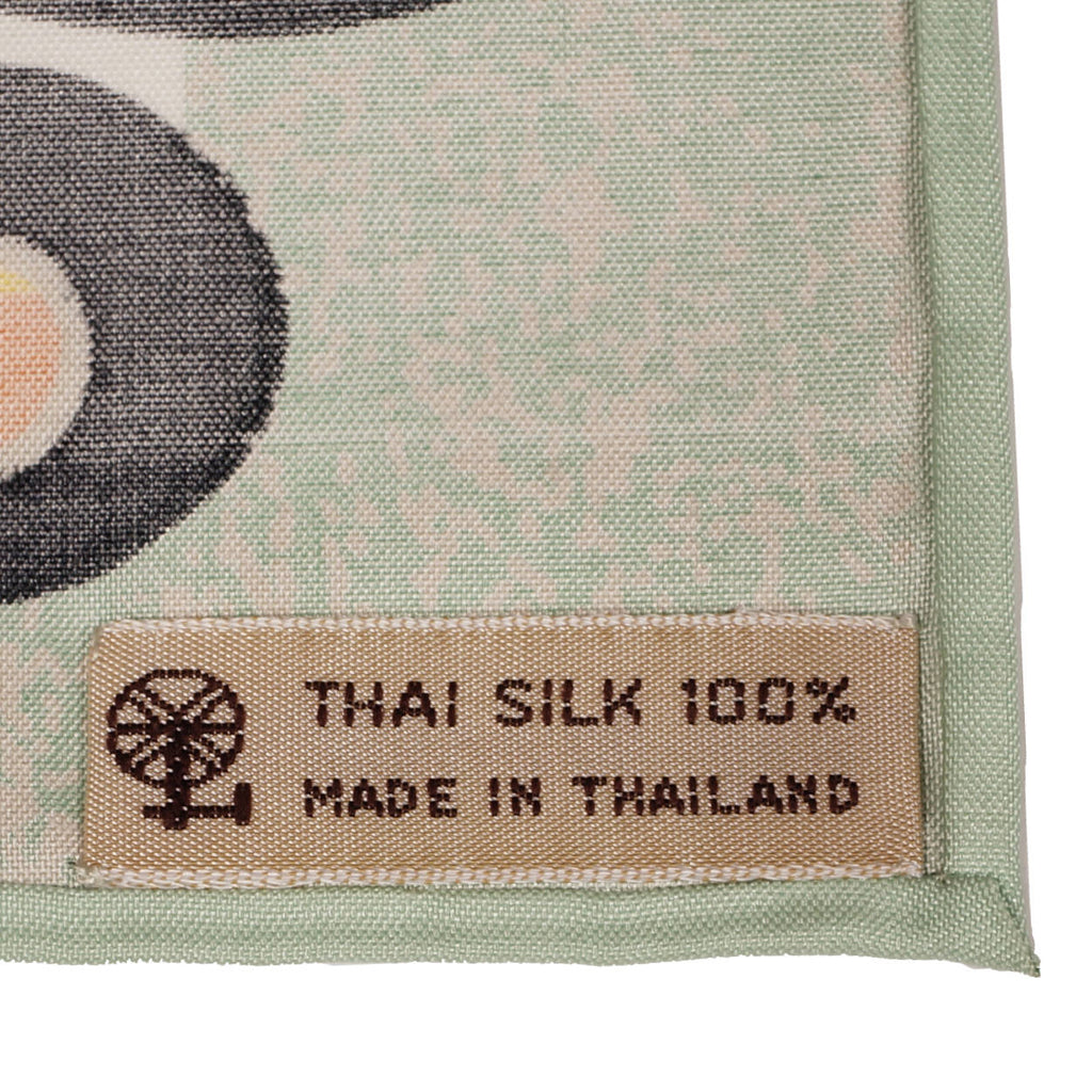 Vintage Jim Thompson Thai Silk Scarf Unused in Original Package Thailand - Poppy's Vintage Clothing