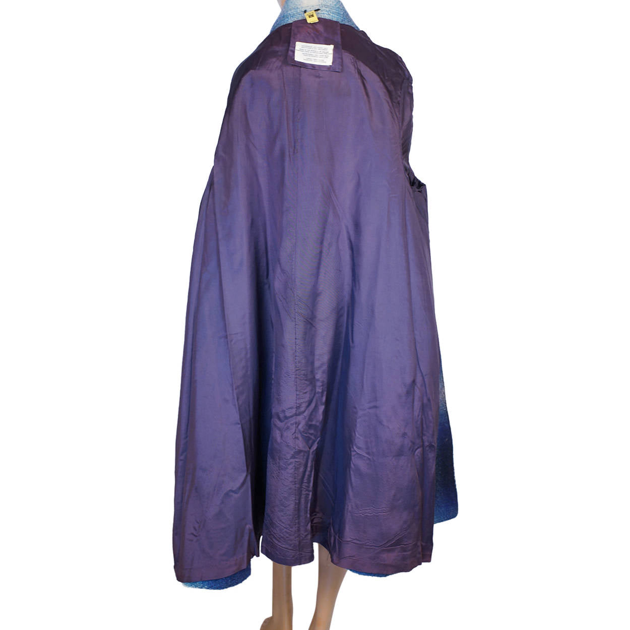 Vintage 1980s Irish Wool Tweed Coat Plaid Boru by Jimmy Hourihan Dublin Ireland M - Poppy's Vintage Clothing