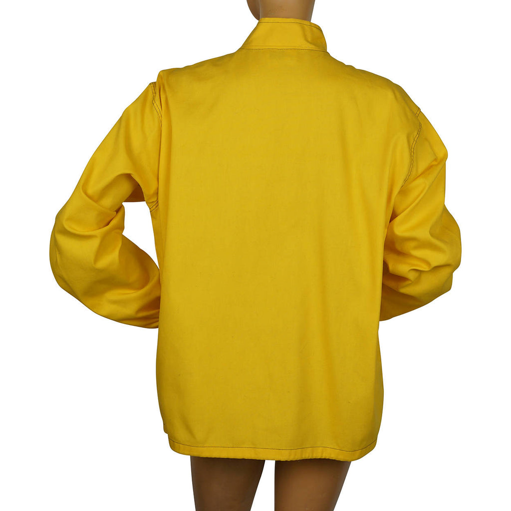 Vintage 1960s Sailing Windbreaker Jacket Yellow Cotton by Joe Maisel Miami Beach - Poppy's Vintage Clothing