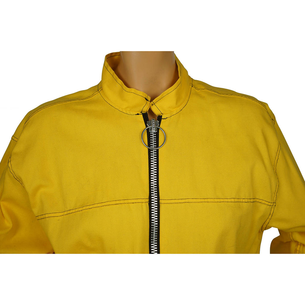 Vintage 1960s Sailing Windbreaker Jacket Yellow Cotton by Joe Maisel Miami Beach - Poppy's Vintage Clothing