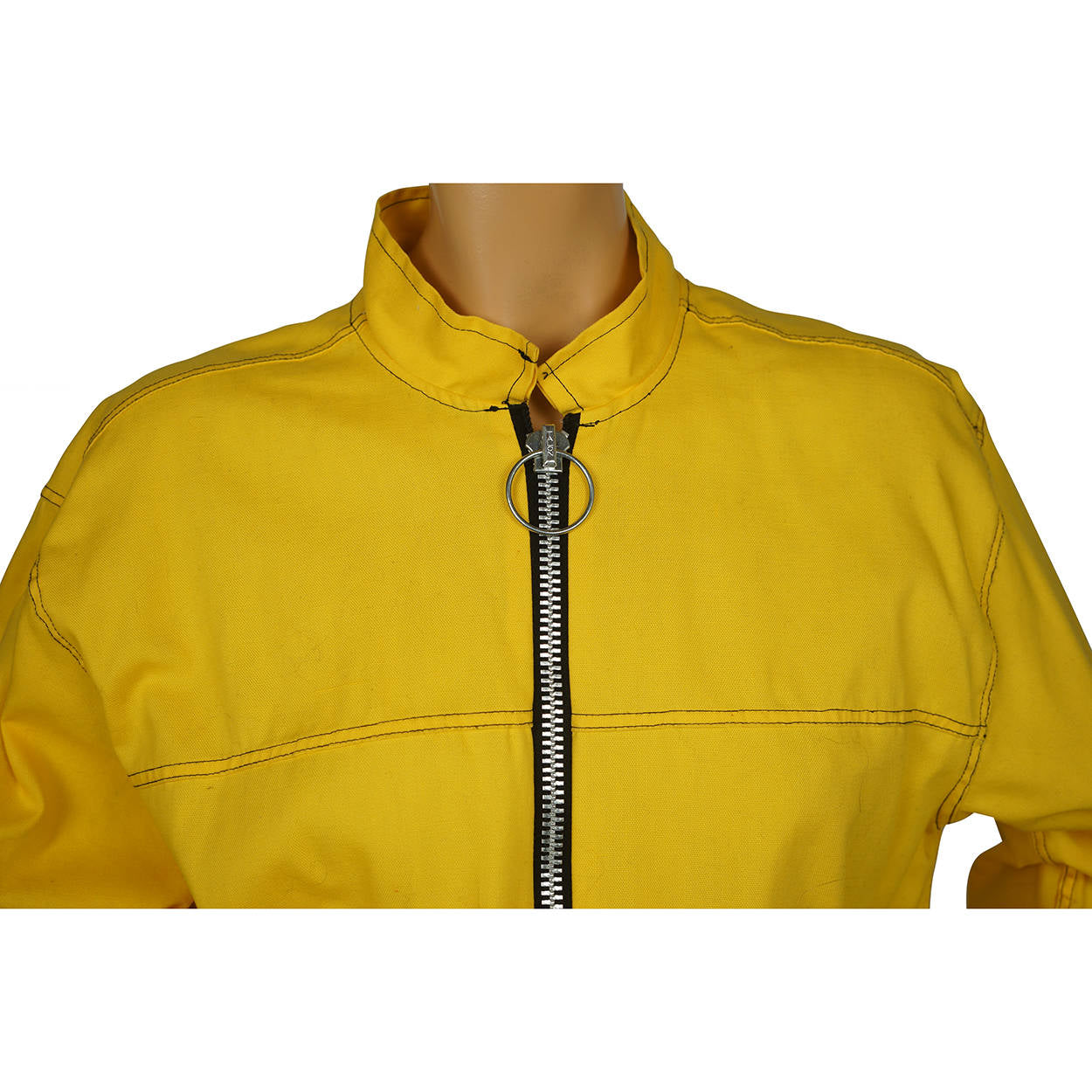 Vintage 1960s Sailing Windbreaker Jacket Yellow Cotton by Joe Maisel Miami Beach - Poppy's Vintage Clothing