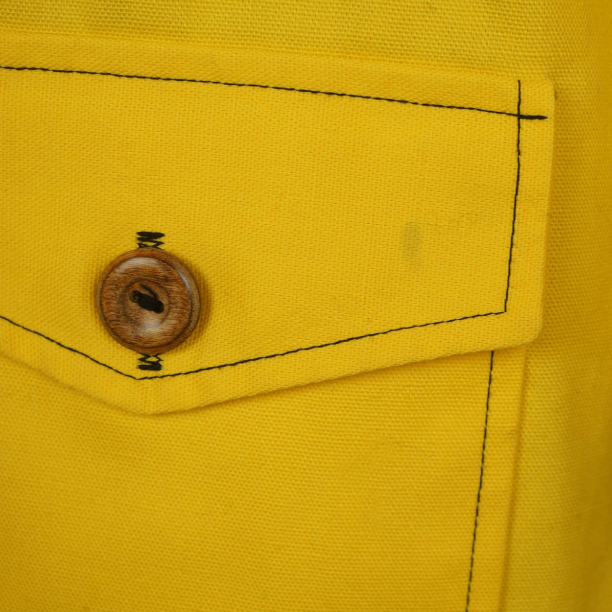 Vintage 1960s Sailing Windbreaker Jacket Yellow Cotton by Joe Maisel Miami Beach - Poppy's Vintage Clothing