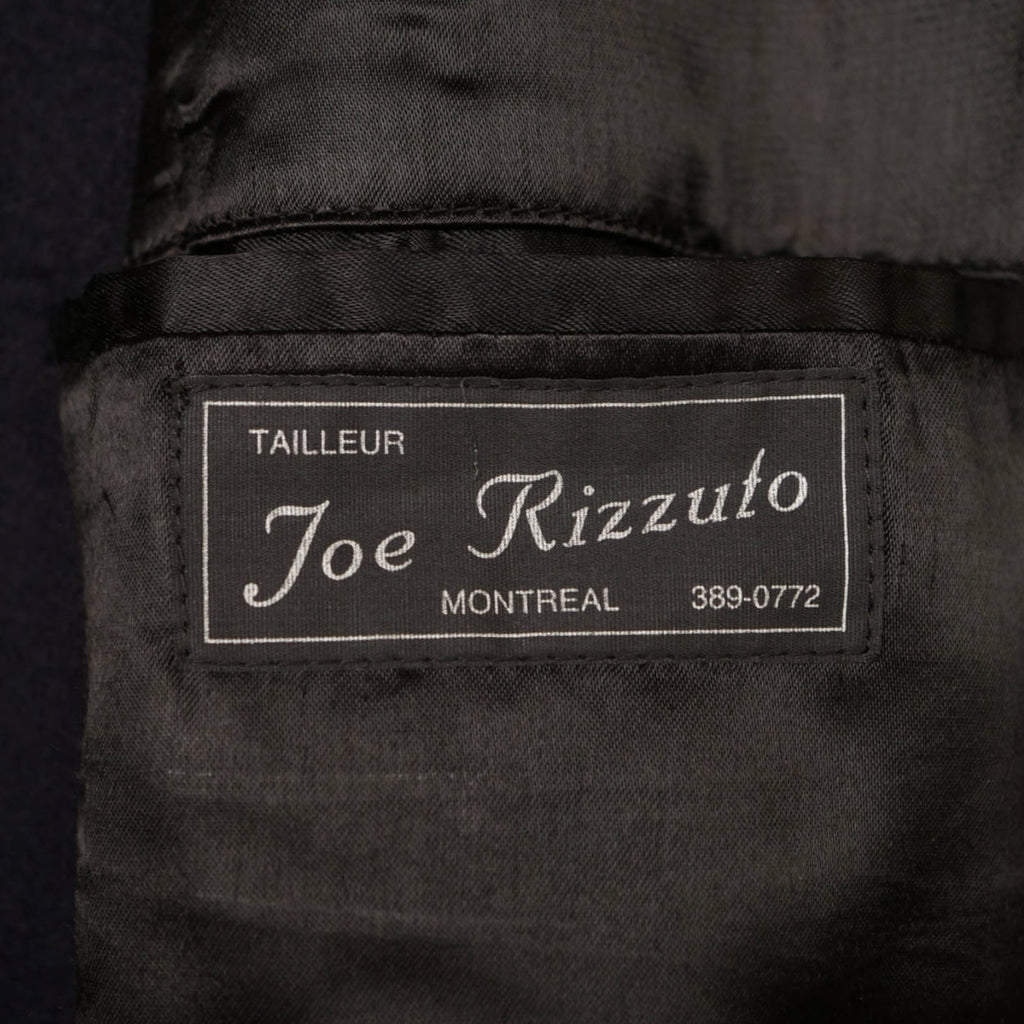 Loro Piana Wool Cashmere Coat Custom Tailor Overcoat Mens Topcoat Size L - Poppy's Vintage Clothing