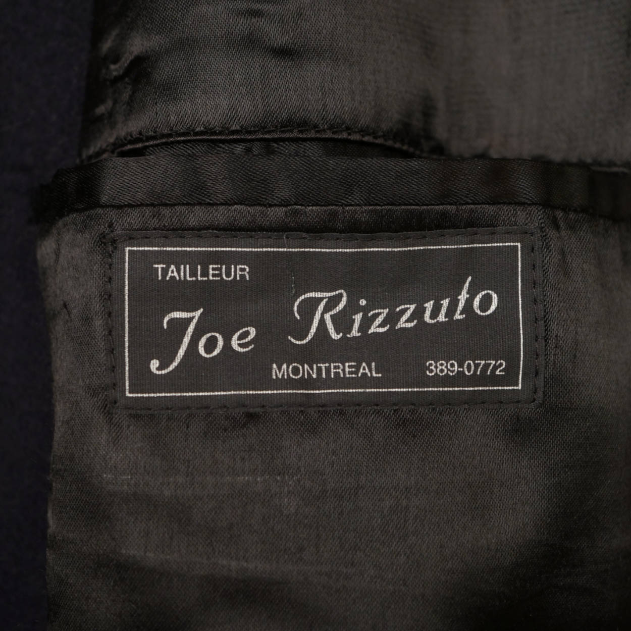 Loro Piana Wool Cashmere Coat Custom Tailor Overcoat Mens Topcoat Size L - Poppy's Vintage Clothing