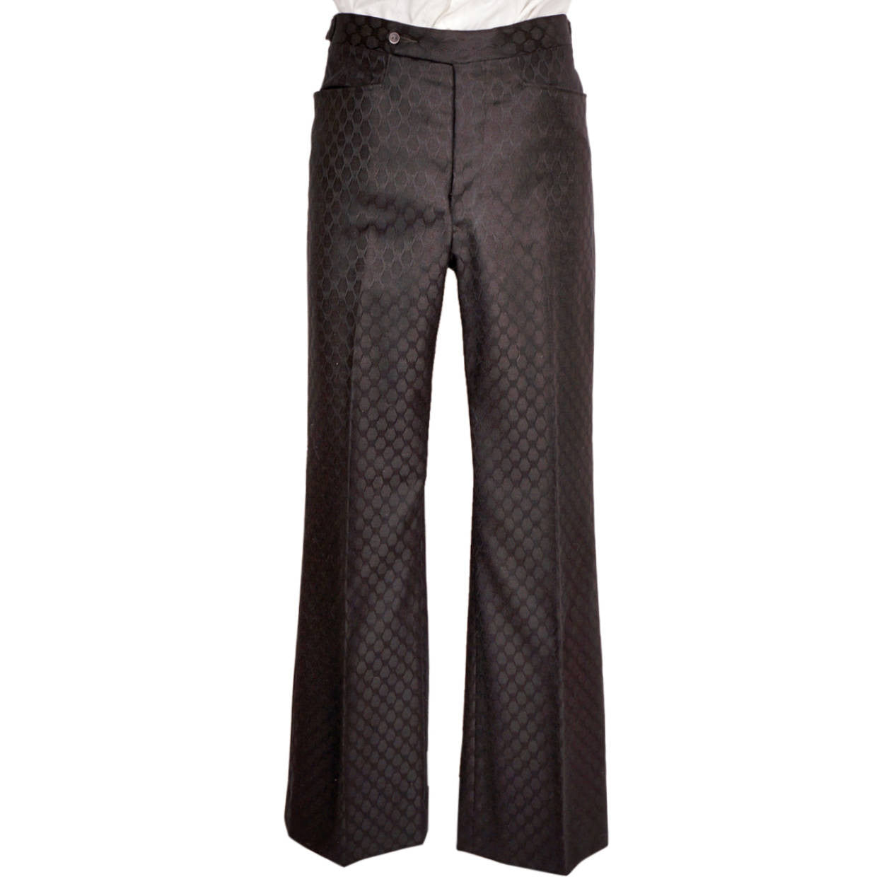 Vintage 70s Mens Suit Custom Tailored John Di Pietro Montreal Size M - Poppy's Vintage Clothing