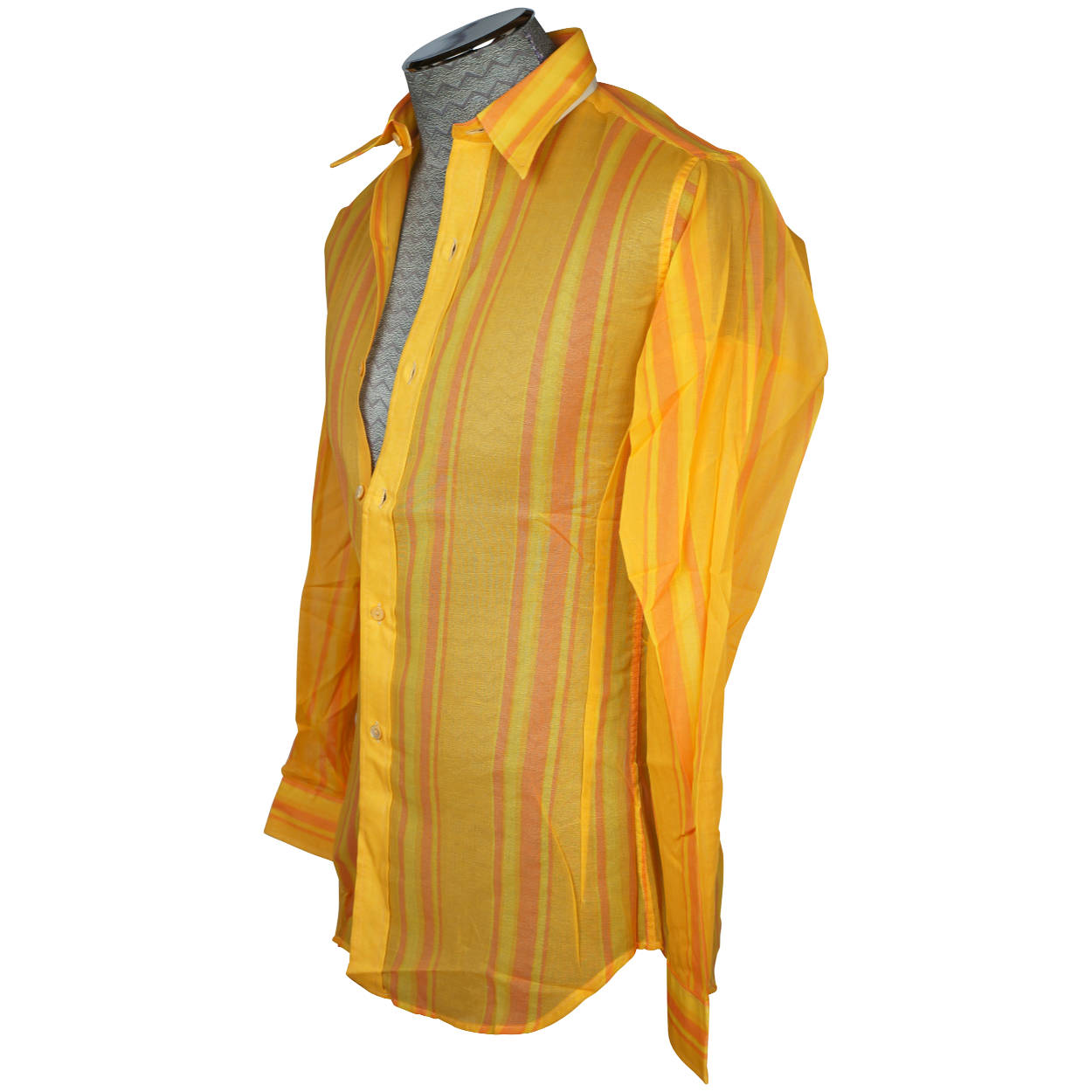 Vintage 60s Mod Shirt John Michael Ingram London NOS Size S - Poppy's Vintage Clothing